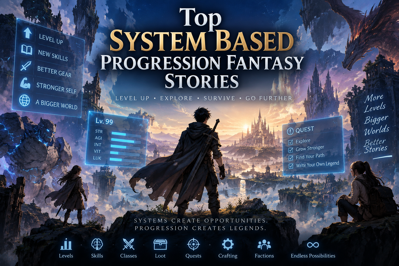 Top system based progression fantasy novels